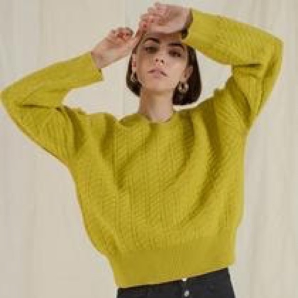 Chartreuse Green Sweater
